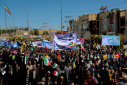 حضور پرشور دانشگاهیان دانشگاه بیرجند در راهپیمایی روز جهانی قدس