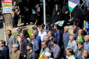 حضور پرشور دانشگاهیان دانشگاه بیرجند در راهپیمایی روز جهانی قدس