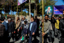 حضور پرشور دانشگاهیان دانشگاه بیرجند در راهپیمایی روز جهانی قدس