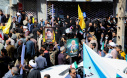حضور پرشور دانشگاهیان دانشگاه بیرجند در راهپیمایی روز جهانی قدس