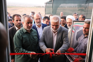 پروژه آبیاری تحت فشار (قطره ای)باغستان محصولات راهبردی استان در پهنه امیریه دانشگاه بیرجند افتتاح شد