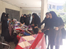 برپایی میز فروش محصولات هنری در دانشگاه بیرجند