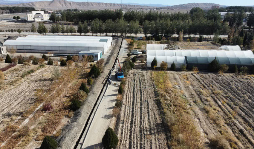 بهره‌برداری از پروژه خط انتقال آب فضای سبز دانشگاه بیرجند